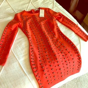 Woman’s size 2 Club L Long sleeve stud dress